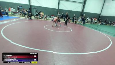 108 lbs Round 2 - Cy Sowa, Salem Elite Mat Club vs Liam Coburn, Forks Wrestling Club