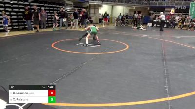 60 lbs Round Of 32 - Bentley Leapline, Albert Gallatin vs Xzayramias Ruiz, Conestoga Valley