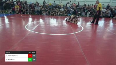 125 lbs Pools - Dayton Hartman, BAM Training Center vs Todd Bush, Ares W.C. (MI)