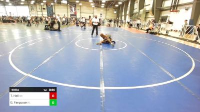 106 lbs Consi Of 16 #2 - Trevelian Hall, NC vs Garrett Ferguson, FL