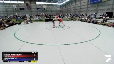 152 lbs Round 1 (6 Team) - Brock Armstrong, Team Idaho vs Luke Cusachs, LA