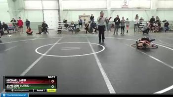 88 lbs Finals (2 Team) - Michael Lamb, Ohio Rampage vs Jameson Burns, Ranger WC