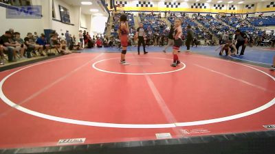 91-98 lbs Quarterfinal - Brooklyn Kelley, Skiatook Youth Wrestling vs Ella Brunson, Hilldale Youth Wrestling Club