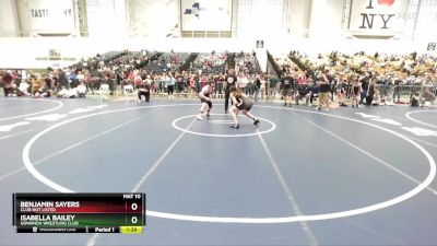 155 lbs Round 1 - Isabella Bailey, Gowanda Wrestling Club vs Benjamin Sayers, Club Not Listed