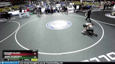 98 lbs Champ. Round 2 - Jessie Valenzuela, Rough House Wrestling vs Richard Mujagic, California