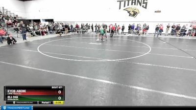 157 lbs Cons. Round 2 - Eyob Abebe, Lane Tech (IL) vs Eli Ogi, Kewaskum