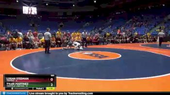 160 lbs Finals (8 Team) - Logan Stedman, Tremont vs Tyler Martinez, Yorkville Christian