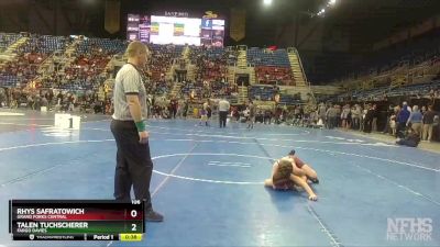 106 lbs Cons. Round 1 - Talen Tuchscherer, Fargo Davies vs Rhys Safratowich, Grand Forks Central