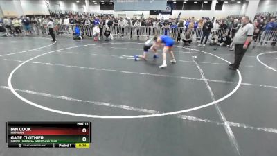 132 lbs Cons. Round 6 - Ian Cook, Michigan vs Gage Clothier, North Montana Wrestling Club