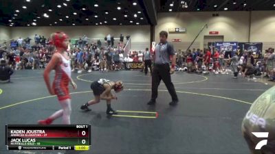 75 lbs Quarterfinals (8 Team) - Kaden Joustra, American Gladiators vs Jack Lucas, Mi Pitbulls Gold