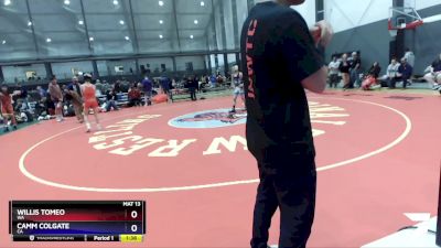 100 lbs Semifinal - Willis Tomeo, WA vs Camm Colgate, CA