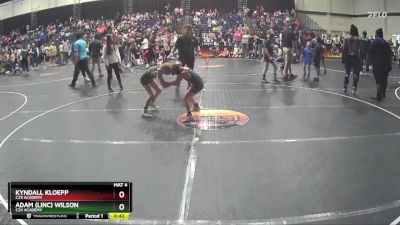 70 lbs Cons. Round 2 - Adam (Linc) Wilson, C2X Academy vs Kyndall Kloepp, C2X Academy