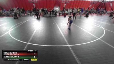 53 lbs Semifinal - Ryan Campos, Fox Lake Wrestling Club vs Kingston Smith, Thunder Wrestling Club