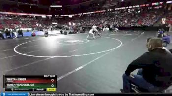D3-152 lbs 5th Place Match - Tristan Drier, Cadott vs Toren Vandenbush, Random Lake