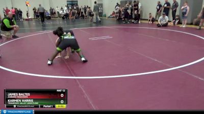 105 lbs Quarterfinal - James Baltes, Auburn Takedown vs Karmen Harris, Tennessee Valley Wrestling