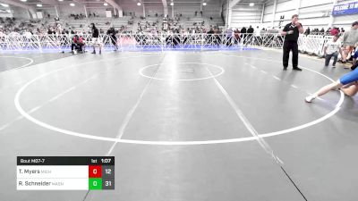 182 lbs Round Of 32 - Trey Myers, Michigan Grapplers Blue vs Robert Schneider, Mat Assassins