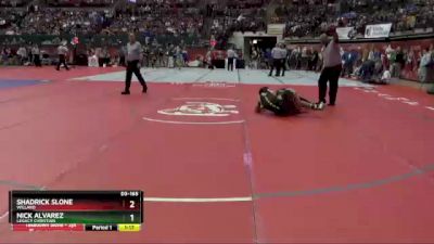 D3-165 lbs Semifinal - Nick Alvarez, Legacy Christian vs Shadrick Slone, Willard