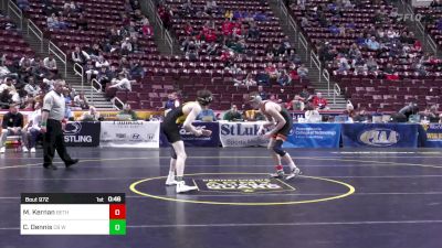 133 lbs Round Of 16 - Mason Kernan, Bethel Park vs Chris Dennis, CB West