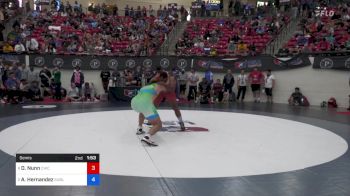 100 kg Semis - DeAndre Nunn, Chicago Wrestling Club vs Alfonso Hernandez, Sublime Wrestling Academy