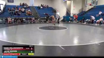 157 lbs Round 2 (4 Team) - David Hollingsworth, Wartburg vs Jacob Hanssen, Buena Vista