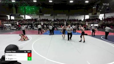 113 lbs Quarterfinal - Tyler Capps, Pomona Elite vs Ryan Dugan, Durango