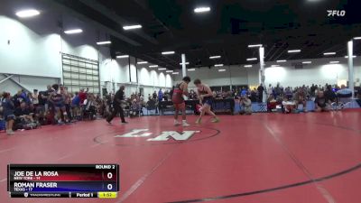 187 lbs Round 2 (8 Team) - Joe De La Rosa, New York vs Roman Fraser, Texas