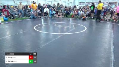 50 lbs Pools - Greyson Bish, Donahue W.A. vs Luke Rehak, Phoenix W.C.