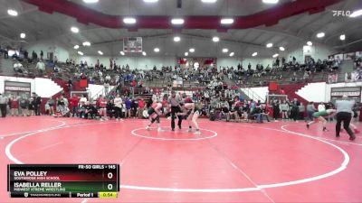 145 lbs Cons. Round 3 - Eva Polley, Southridge High School vs Isabella Reller, Midwest Xtreme Wrestling