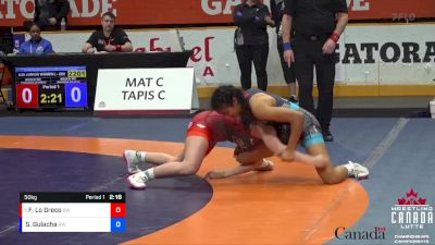 50kg 1st Place Match - Francesca Lo Greco, Brock WC vs Shahreen Gulacha, Brock WC