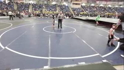 37 lbs Semifinal - Briggs Lanham, Bear Cave vs Milo Smith, Montrose Elite