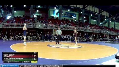 120 lbs Quarters & Wb (16 Team) - Levi Cerny, Columbus vs Caeleb Hutchinson, Manhattan HS