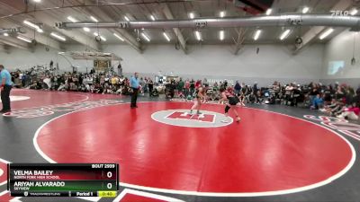 110 lbs Cons. Semi - Velma Bailey, North Fork High School vs Ariyah Alvarado, Skyview