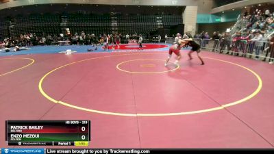 215 lbs Champ. Round 1 - Enzo Mezoui, Folsom vs Patrick Bailey, Del Oro