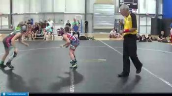 86 lbs Round 1 (6 Team) - Chloe McBride, American Gladiators-Lady Saints vs Adriana Kunz, Untouchables Purple