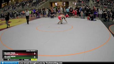 105 lbs Cons. Round 2 - Elijah Tena, Cornerstone Mat Club vs Elijah Niemi, Tillamook