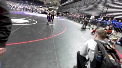 36-37 lbs Quarterfinal - Noah Olson, BMA Wrestling vs Xeekxtyn Garcia-Figueroa, UP Vikings Wrestling Club