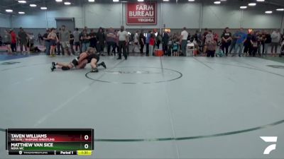 152 lbs Semifinal - Taven Williams, VA ELITE / RADFORD WRESTLING vs Matthew Van Sice, Nova WC