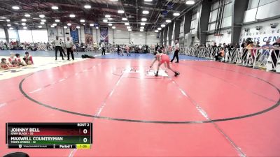 110 lbs Rd# 1 9:00am Friday - Johnny Bell, Iowa Black vs Maxwell Countryman, Terps XPress