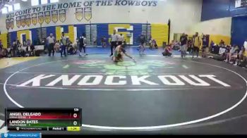 126 lbs Round 7 (8 Team) - Angel Delgado, Eagle Empire vs Landon Bates, Palm Harbor