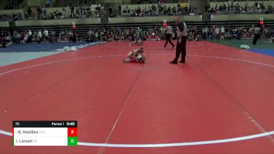 75 lbs Champ. Round 1 - Bryce Madden, Sarbacker Wrestling Academy vs Ivan Larsen, Mn Elite