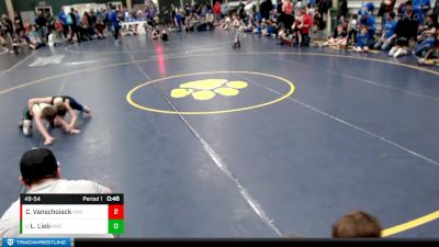 49-54 lbs Quarterfinal - Liam Lieb, Bryan Youth Wrestling Club vs Creighton Vanschoiack, Junior Eagles