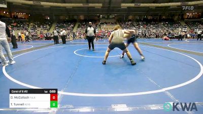 195 lbs Consi Of 8 #2 - Devin McColloch, Tulsa Blue T Panthers vs Trey Tunnell, Keystone Wrestling Club