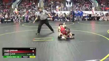 60 lbs Round 3 (4 Team) - Tyler Sheehan, Bedford vs Owen Claus, Clinton