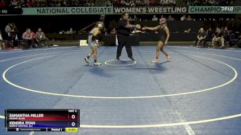 109 lbs Quarterfinal - Kendra Ryan, North Central (IL) vs Samantha Miller, Mount Olive