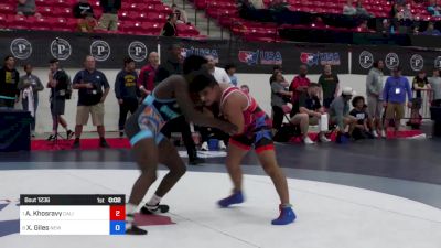 82 kg Quarters - Arvin Khosravy, California vs Xavier Giles, New York