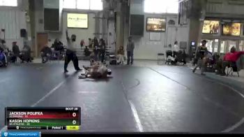 88 lbs Round 7 (8 Team) - Jackson Polifka, Scorpions vs Kason Hopkins, 84 Athletes