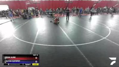 113 lbs Cons. Round 4 - Aidan Aure, WI vs Colton Katzfey, WI