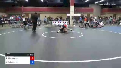 46 kg Semifinal - Rianne Murphy, Wyoming Seminary Wrestling Club vs Valarie Solorio, Florida