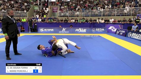 CLEBER DE SOUSA FERNANDES vs LEONARDO MÁRIO PEREIRA JÚNIOR 2024 Brasileiro Jiu-Jitsu IBJJF