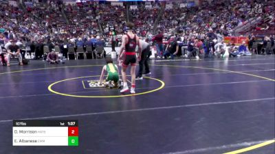 107 lbs Semifinal - Dominick Morrison, Hatboro-Horsham vs Emilio Albanese, Emmaus